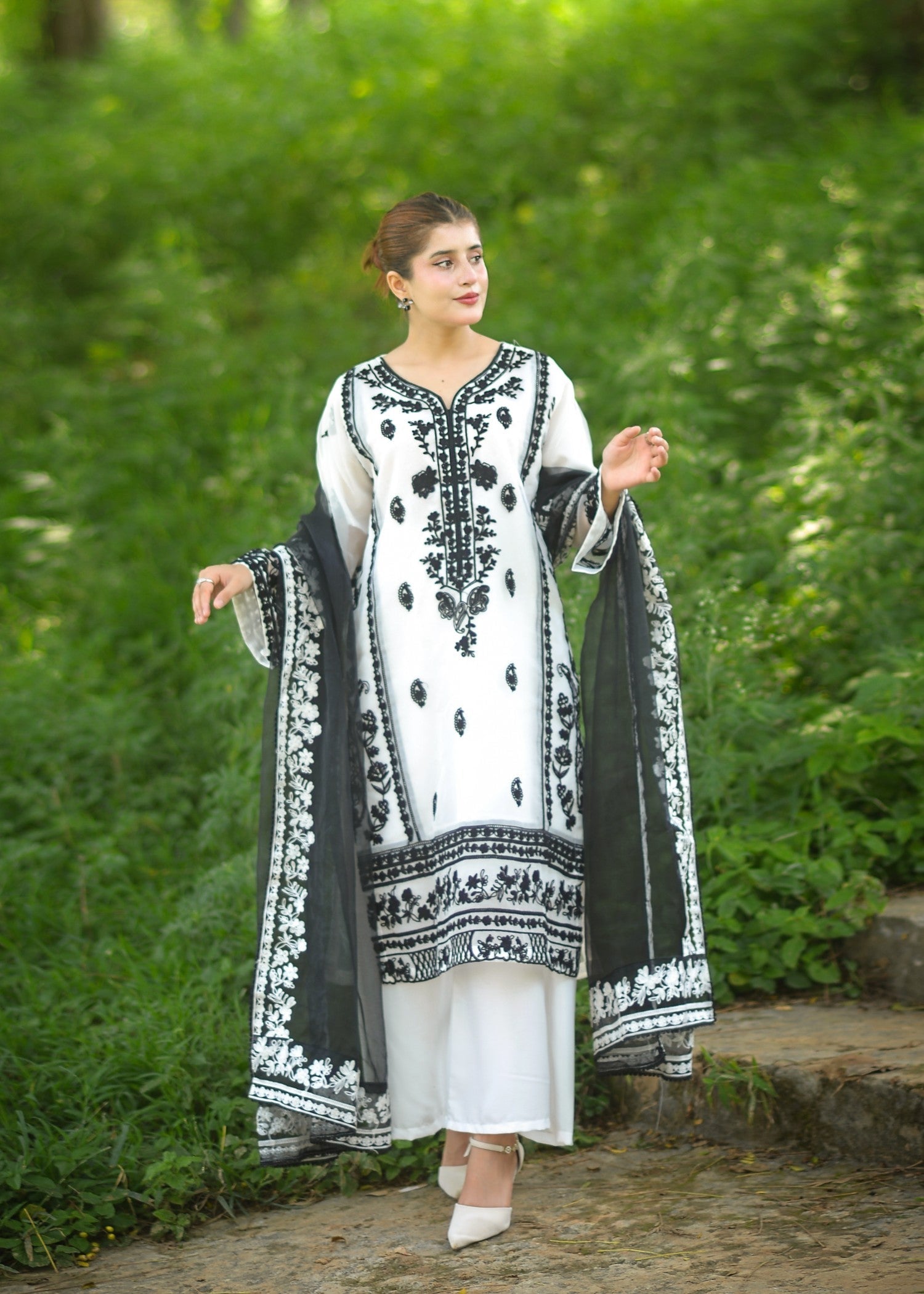 Preetpret White Daffodils Women 3pcs