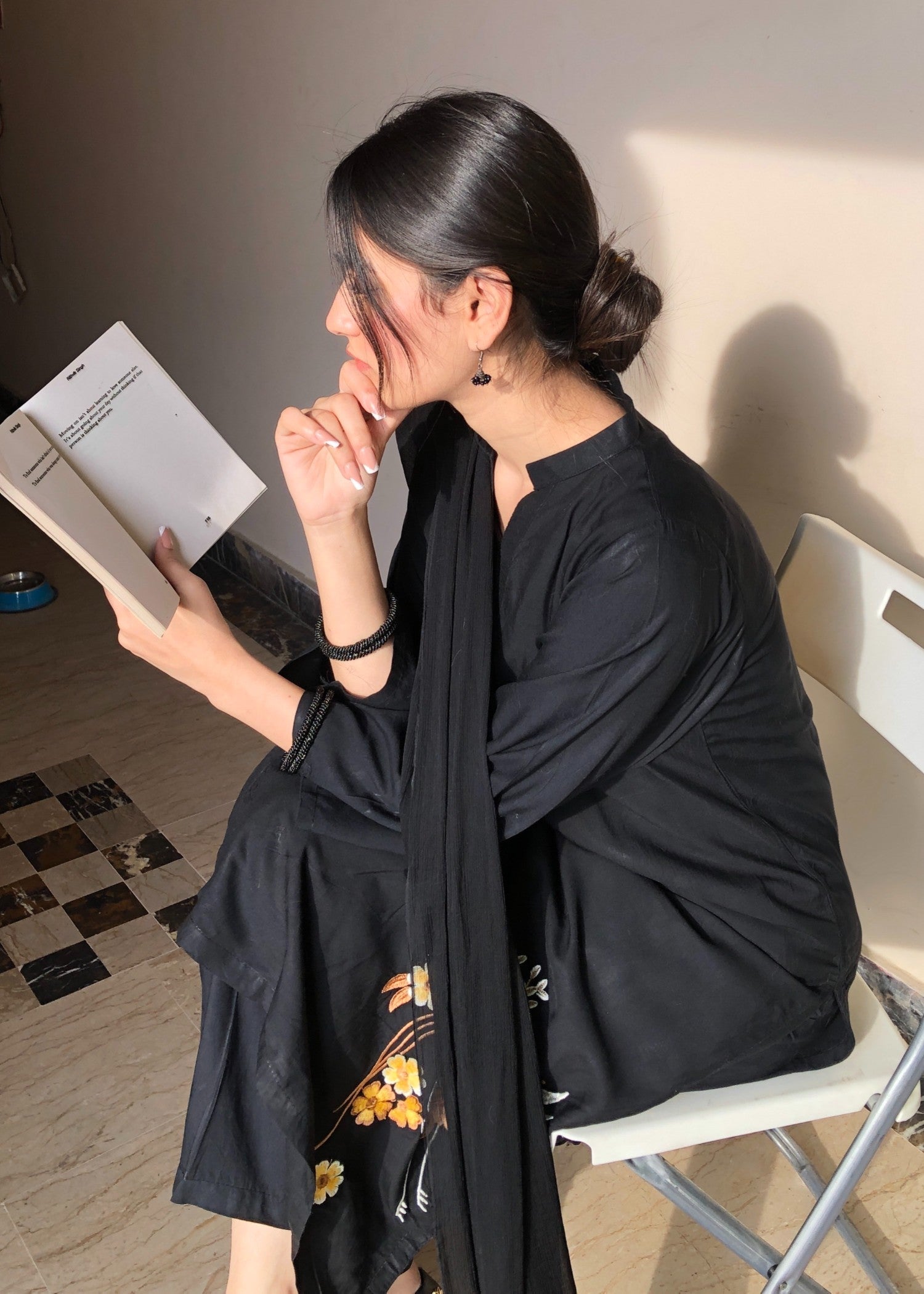 Chaudhary Arts Zoe Black Embroidered Women 2pcs