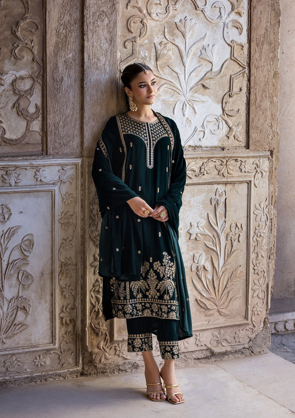 Bin Tayyab BT006529 CGRN Women 3pcs