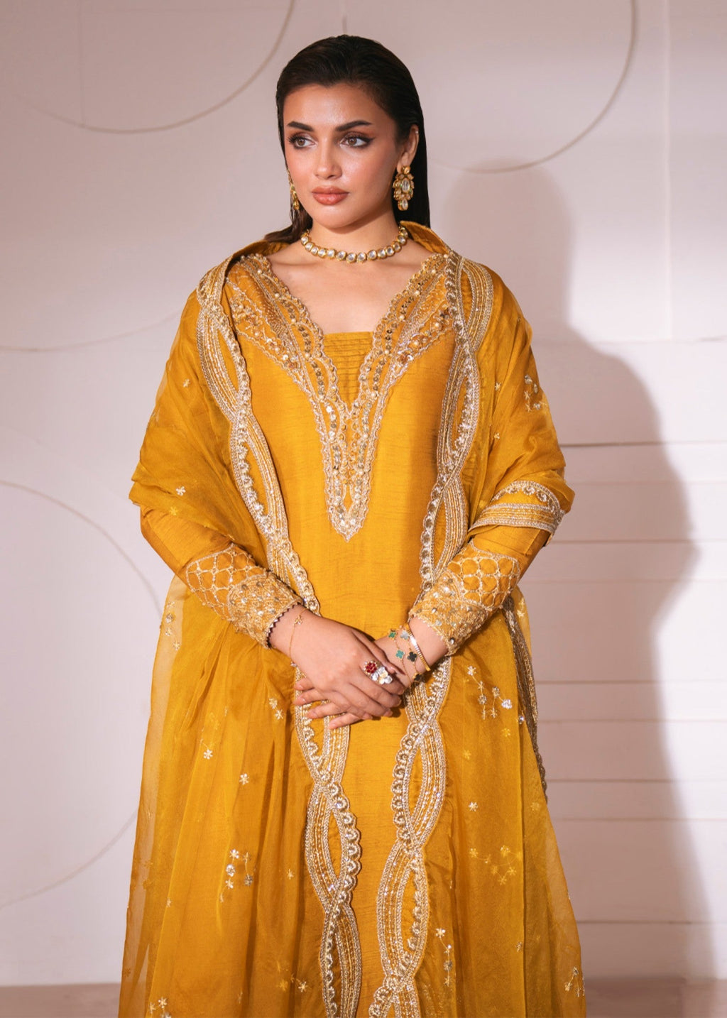 Neeshay SOLARE (MUSTARD) Women 3pcs