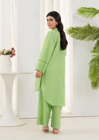 Yolo Pret Schiffli Embroidered Set Rozana S25 0018 Women 2pcs