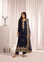 Alyssa NAVY BLUE SUIT ALN19 Women 3pcs