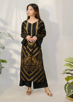 Virrora.Pk black Women 2pcs