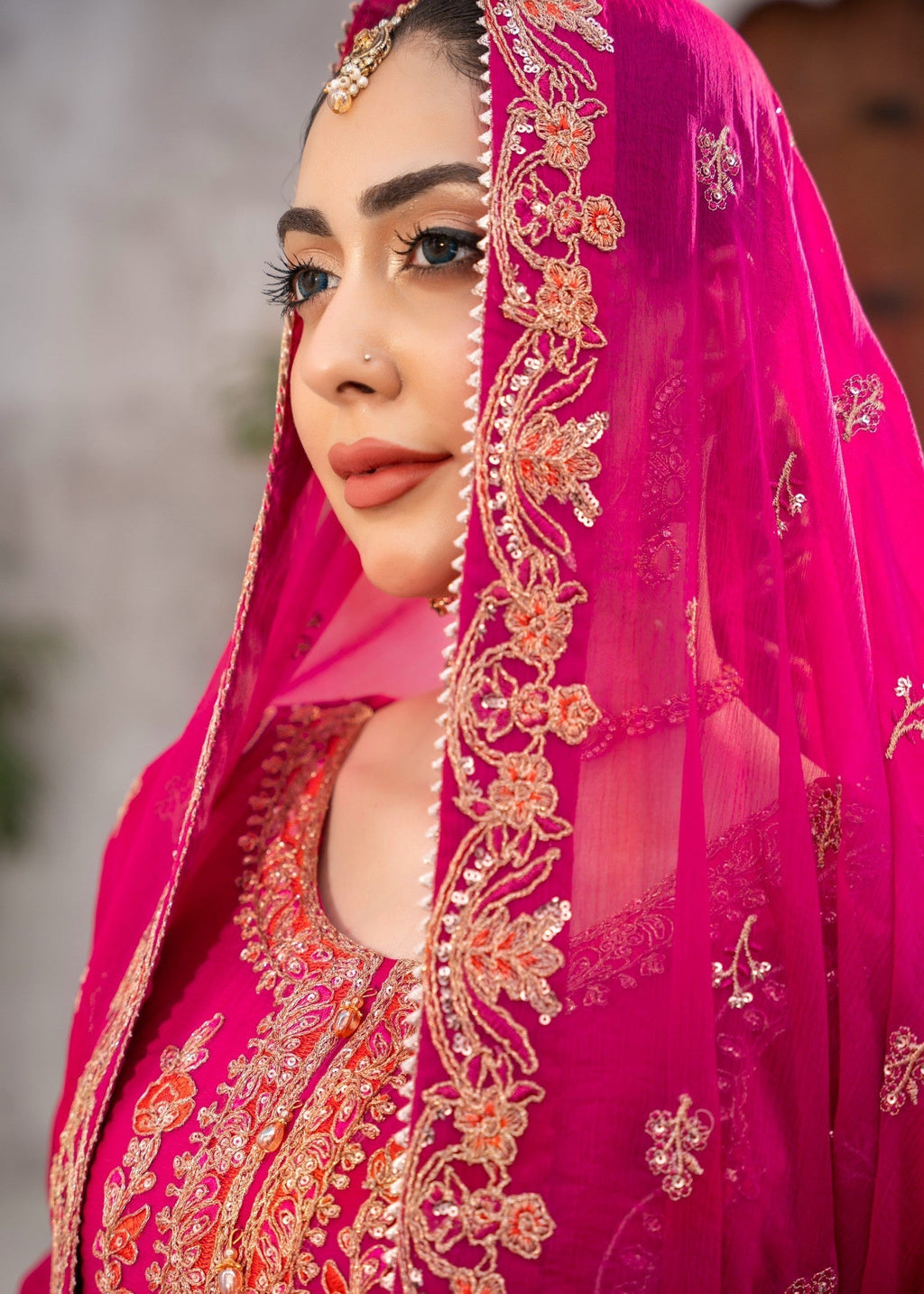 Kanwal Zainab Hot Pink Women 3pcs