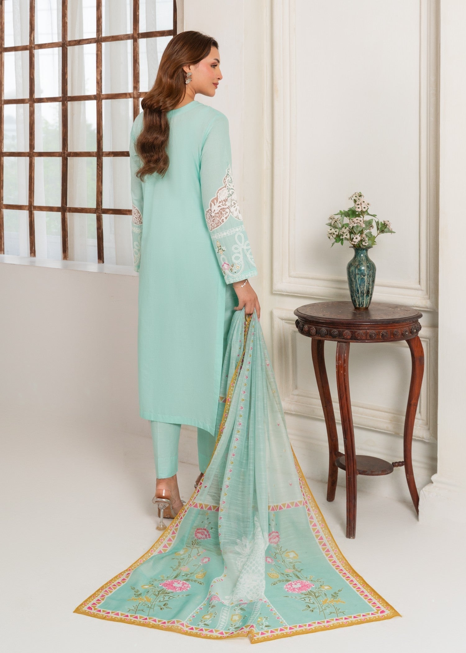 Sahibas By Mirza Sahibaan Aqua Women 3pcs