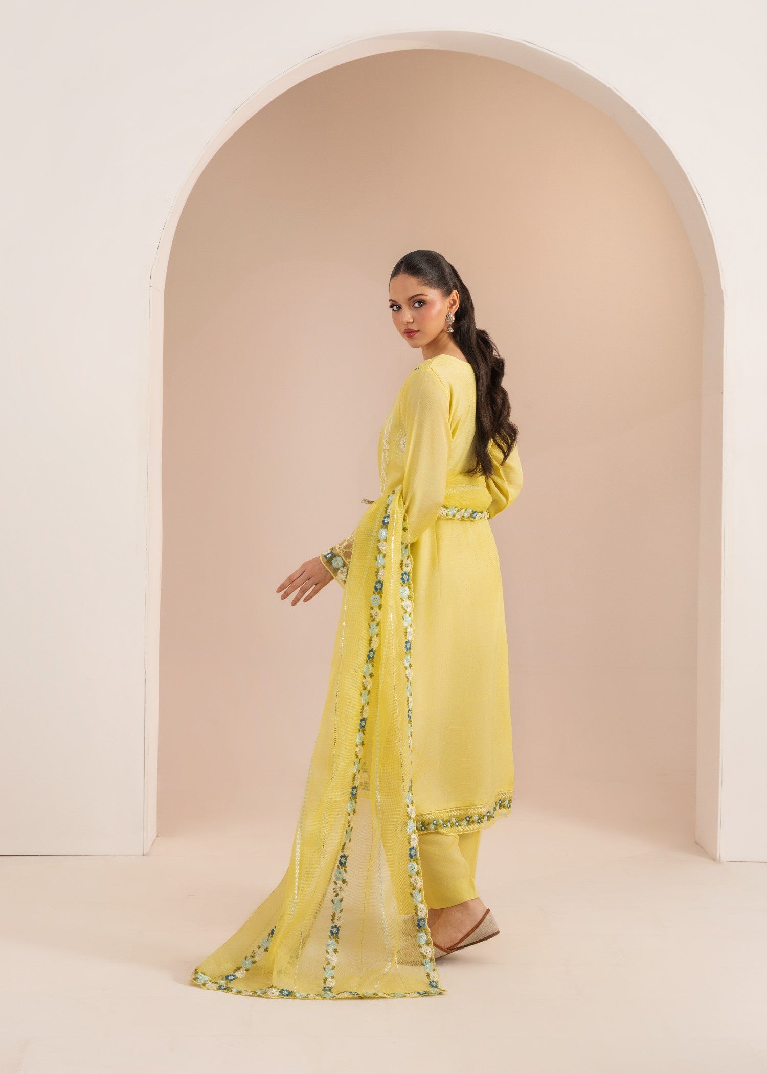 Rajdulari Laleh Lemon Yellow Women 3pcs