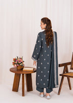 Yolo Pret Embroidered Silk Karandi with Embroidered Border Shawl AML W25 0031 Women 3pcs