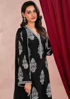 Rang-e-Haya Dew Drop (Black) Women 3pcs