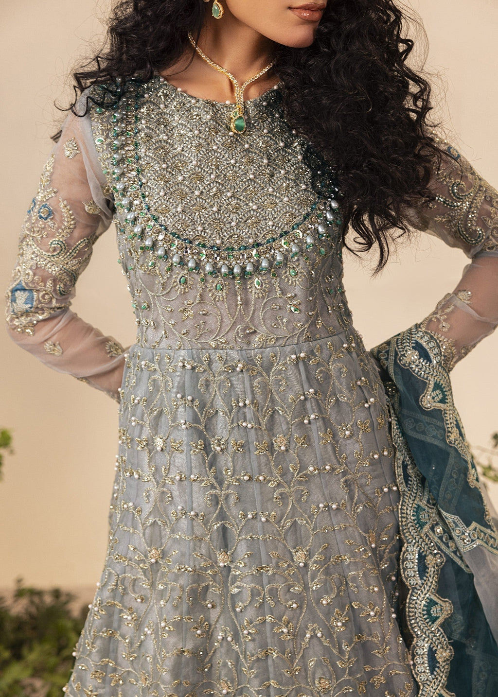 Diara Couture SHAHBANU DF 13 FROST BLUE Women 3pcs