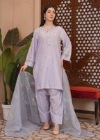 Waniya Awais WAF D10 (Farshi Shalwar) Women 3pcs