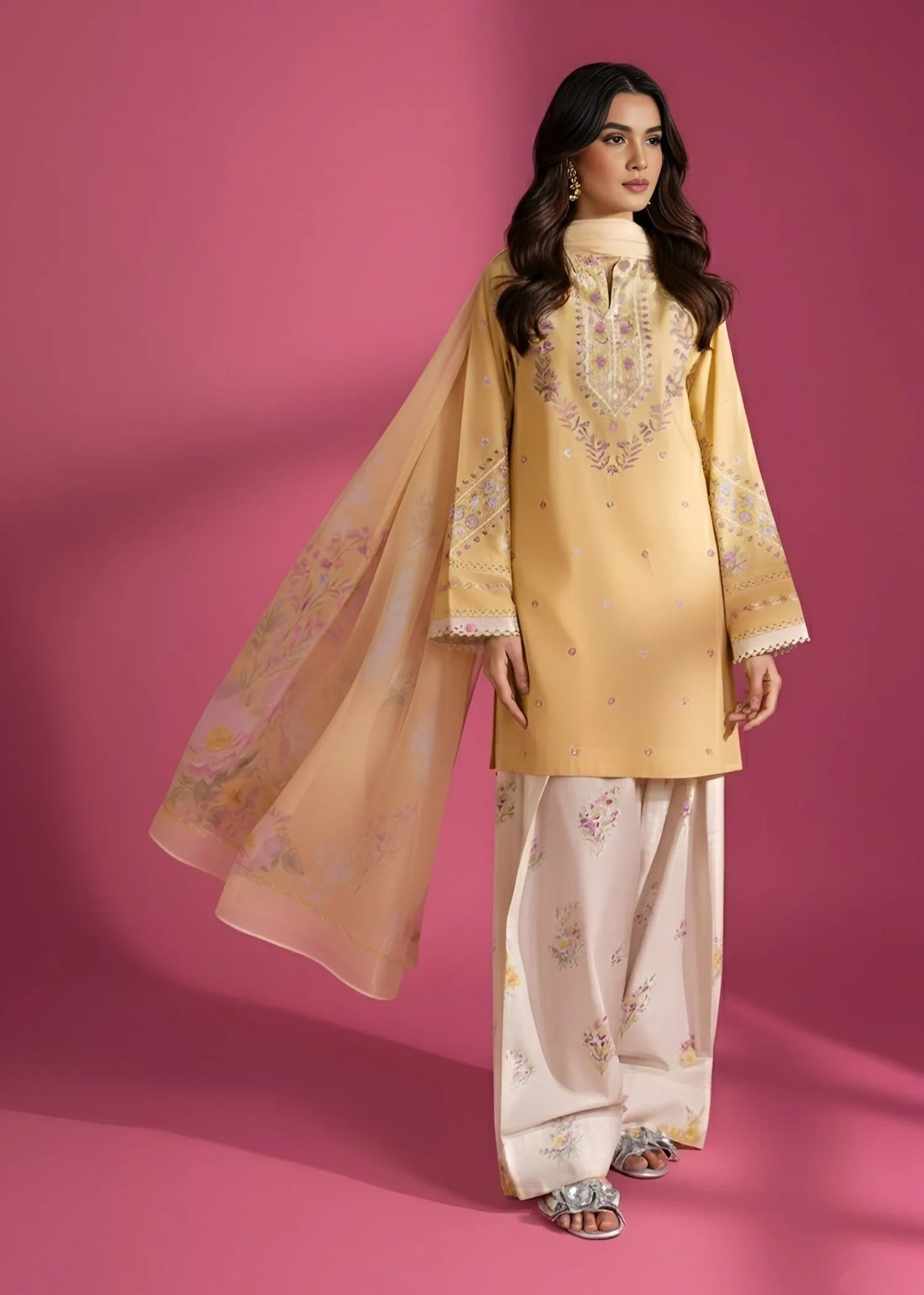 Fabric Garden Haze EMB Women 3pcs