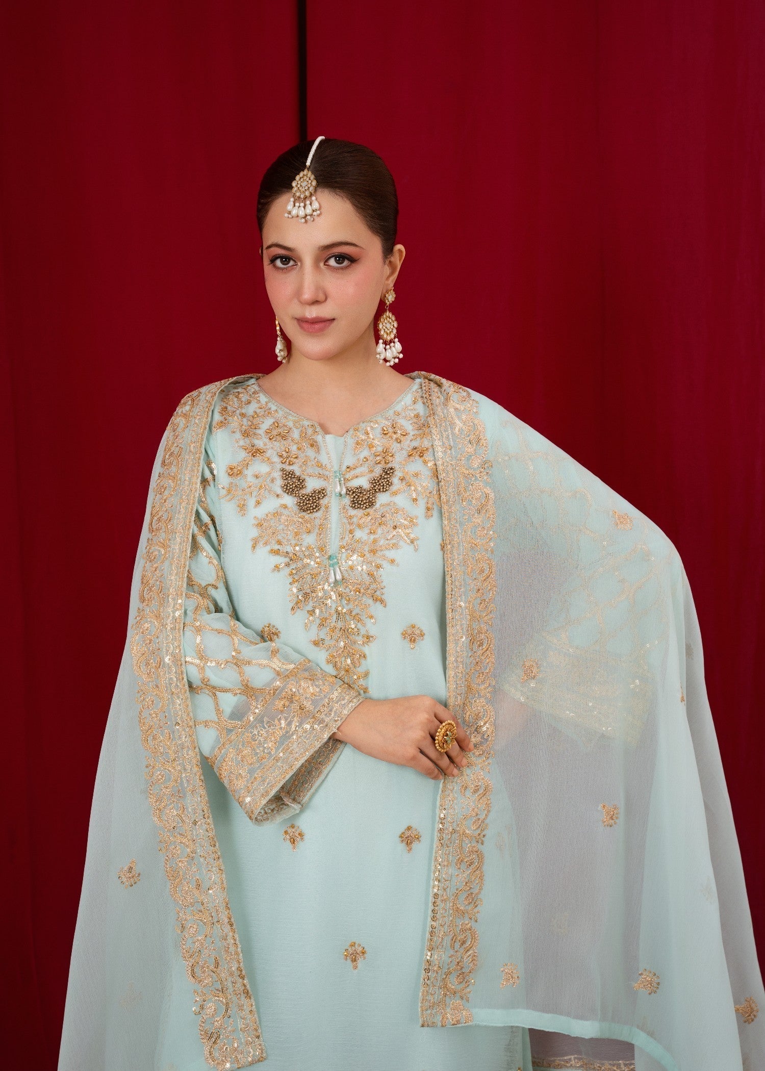 Four Season Boutique MEERUB ICEBLUE Women 3pcs