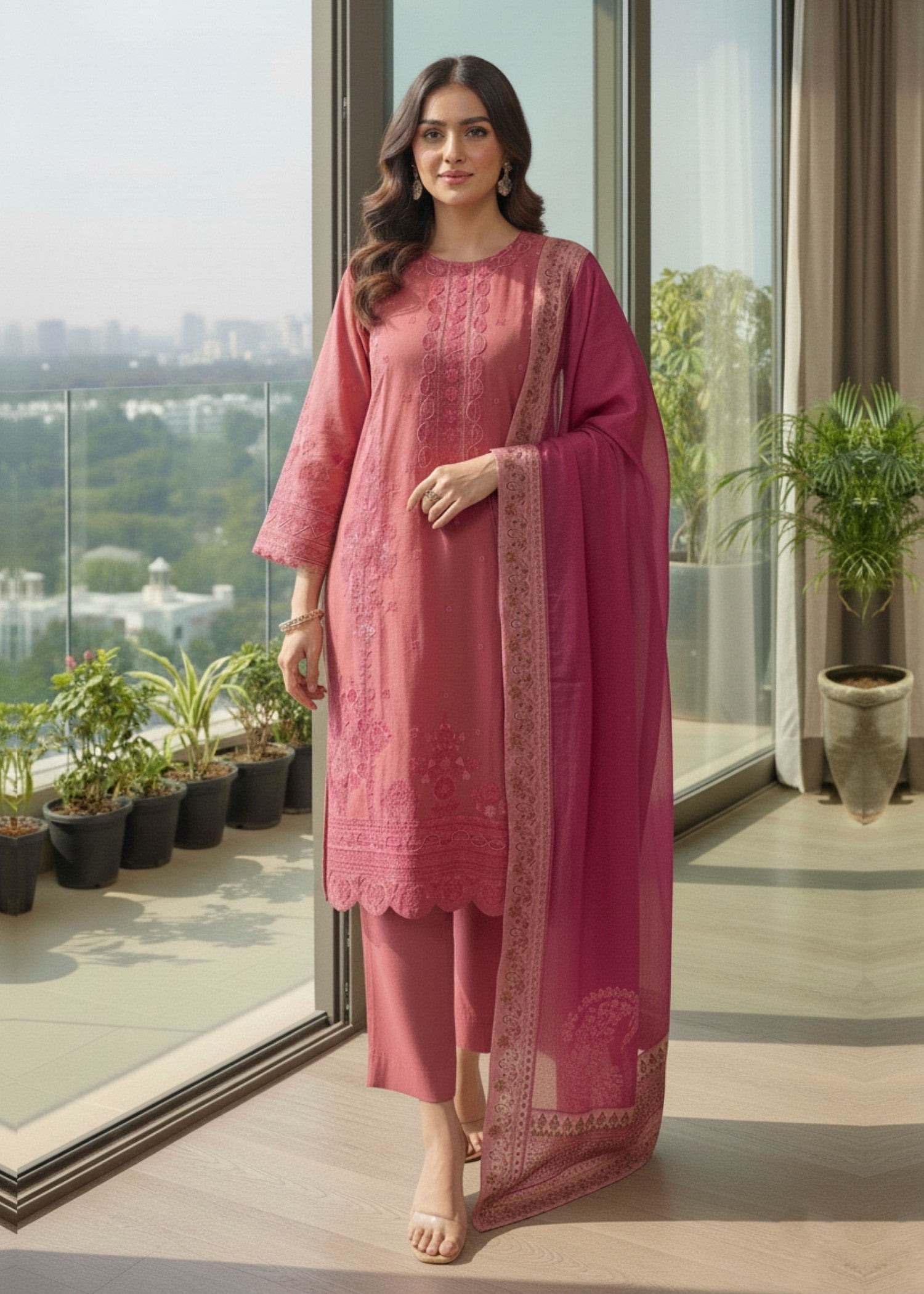 Zuri ZARLISH KH 02 PINK Women 3pcs