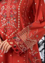 Bin Tayyab (BT006403 RED) Women 3pcs