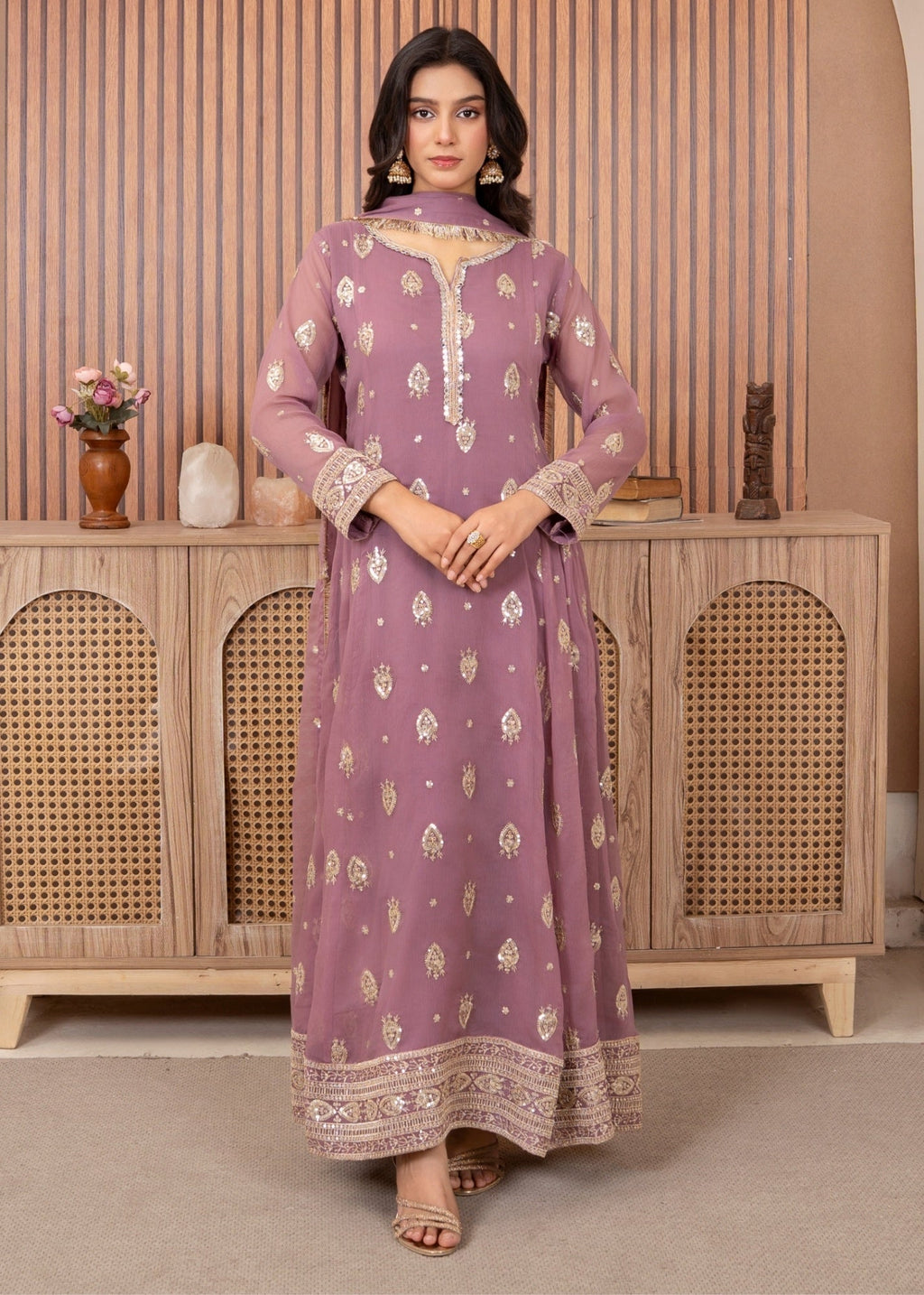 Abaan Zohan Raunak Lilac Women 3pcs