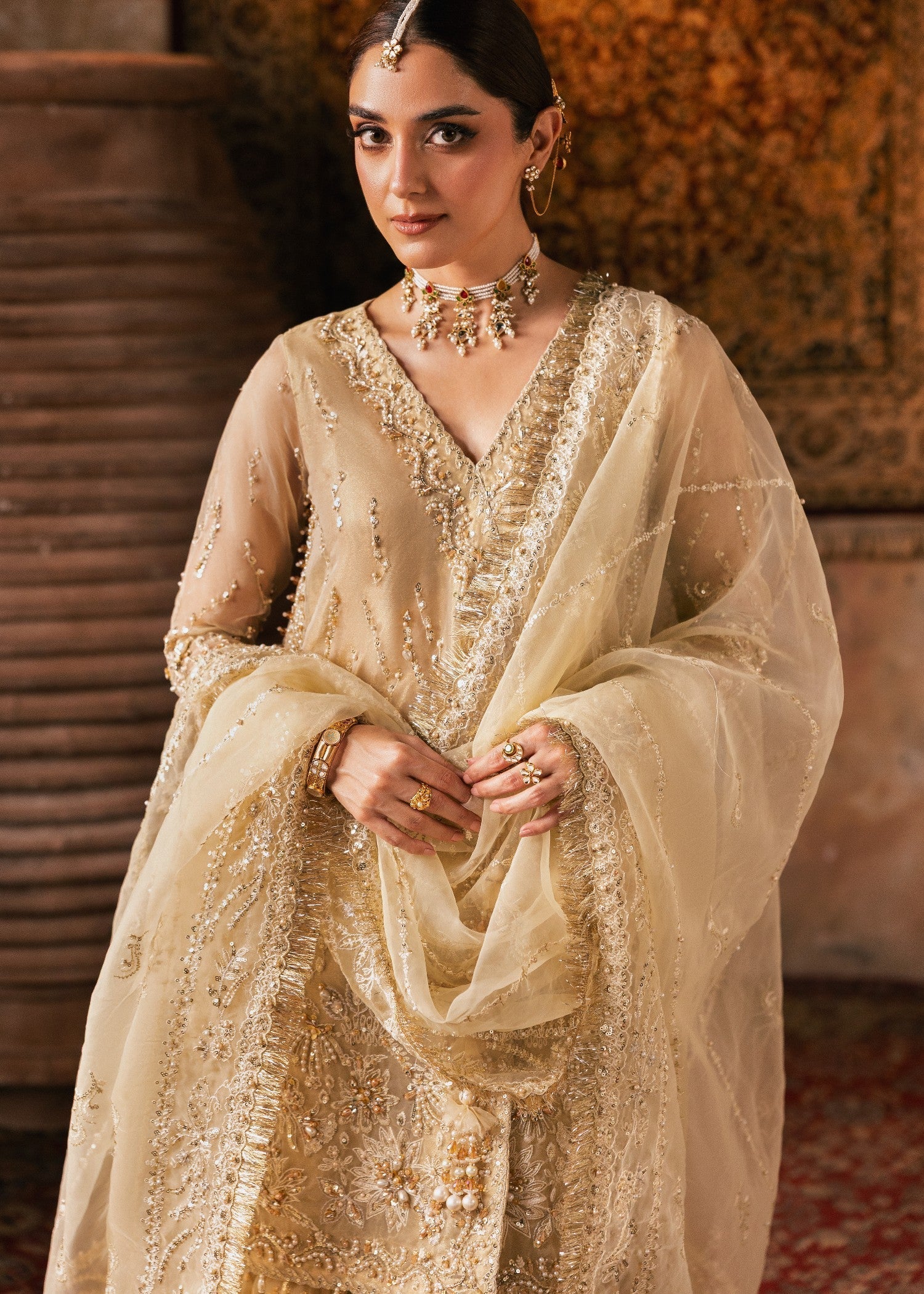 Ally's AL 4272 (Firdous) (N) Women 3pcs