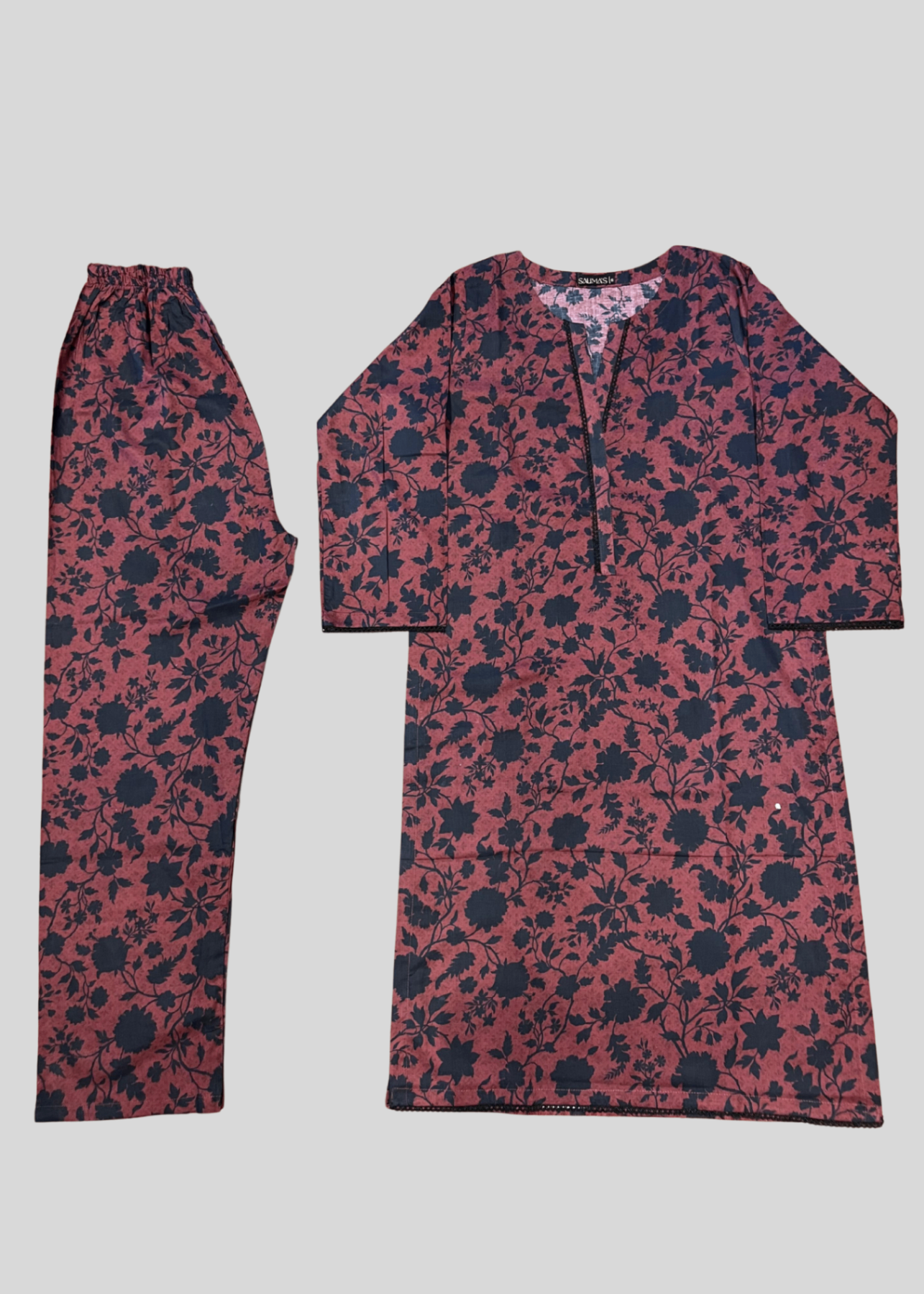 Salimas Women’s Stitched Lawn Suit Women 2pcs