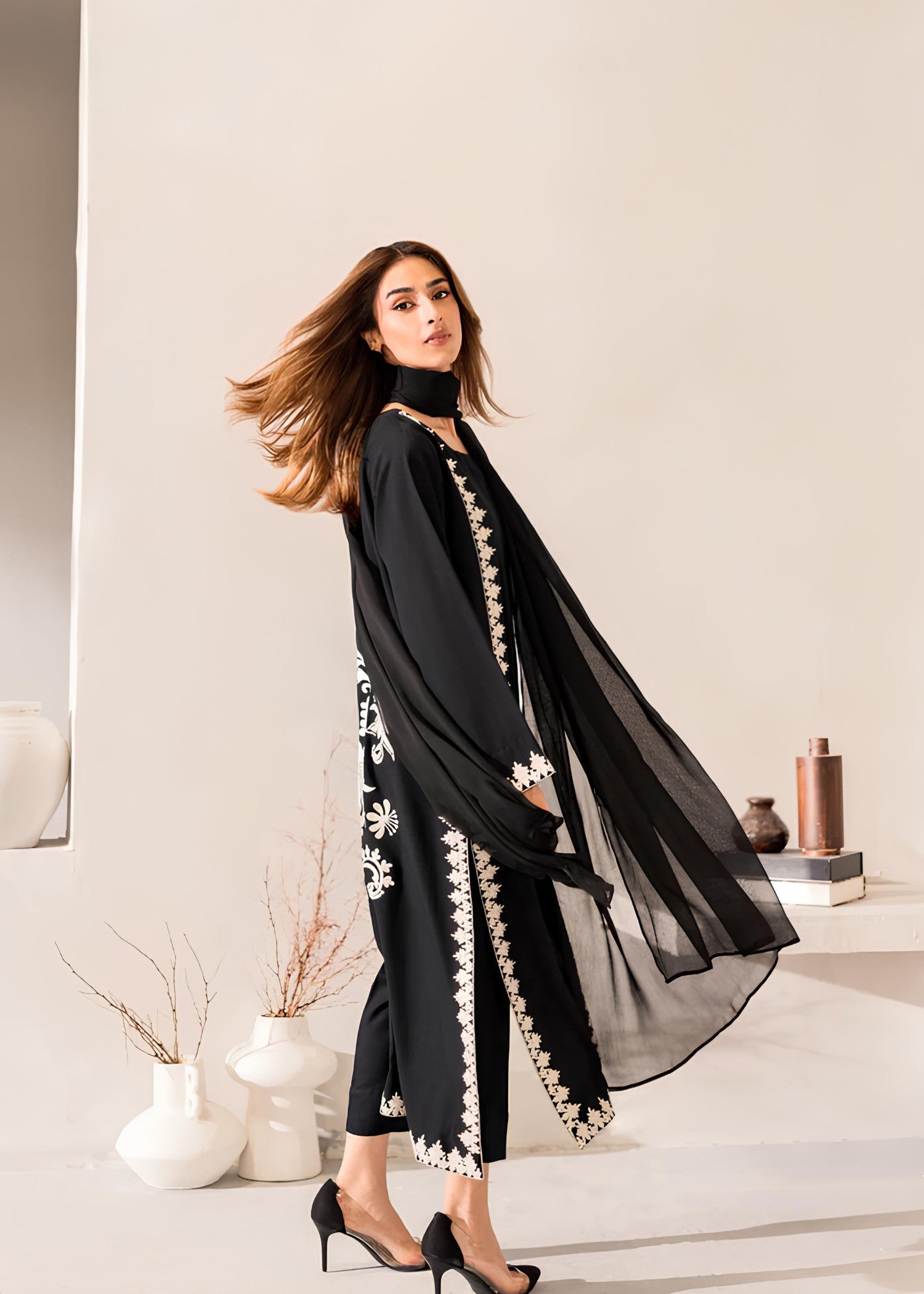 Tawakal Closet BLACK CROWN Women 3pcs