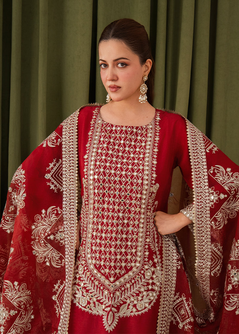 AATIQA Embroidered Korean Silk 72 Women 3pcs