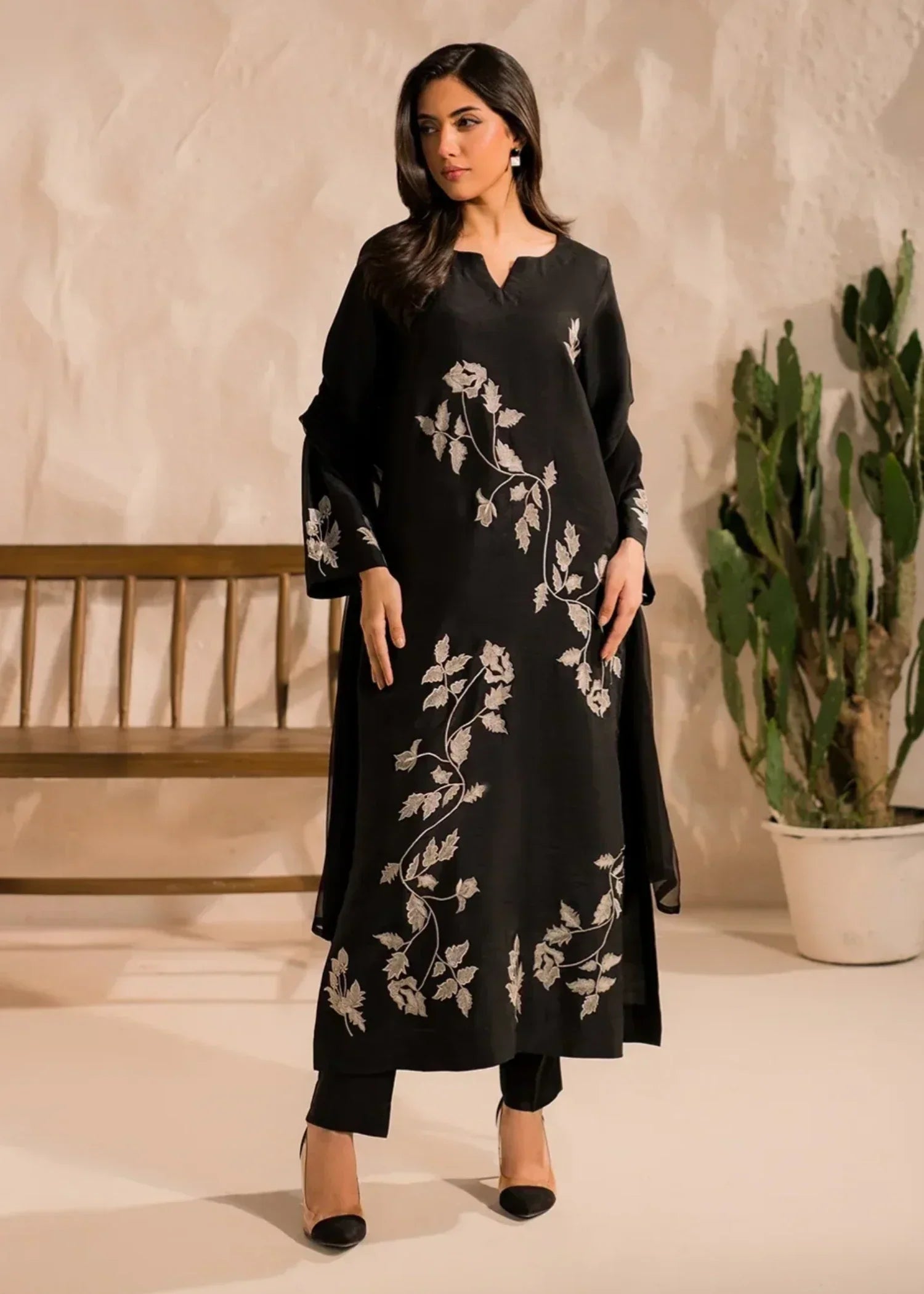 Tawakal Closet BLACK PETALS 03 Women 3pcs