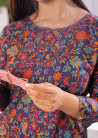 B.K Clothings Floral Forast 2pice Women 2pcs