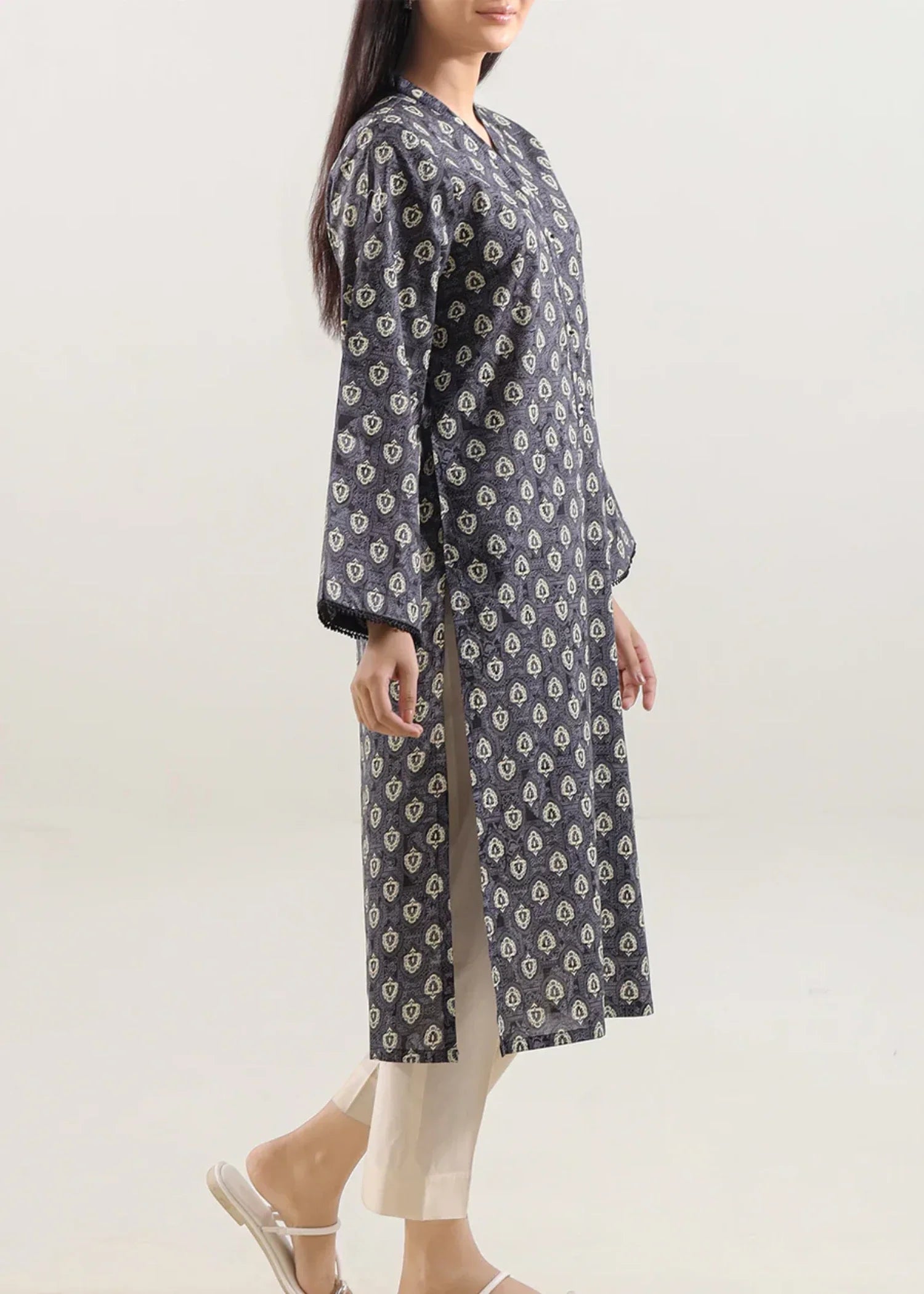 Saya Printed Lawn Stitched Shirt WP1P 2386 Women 1pcs