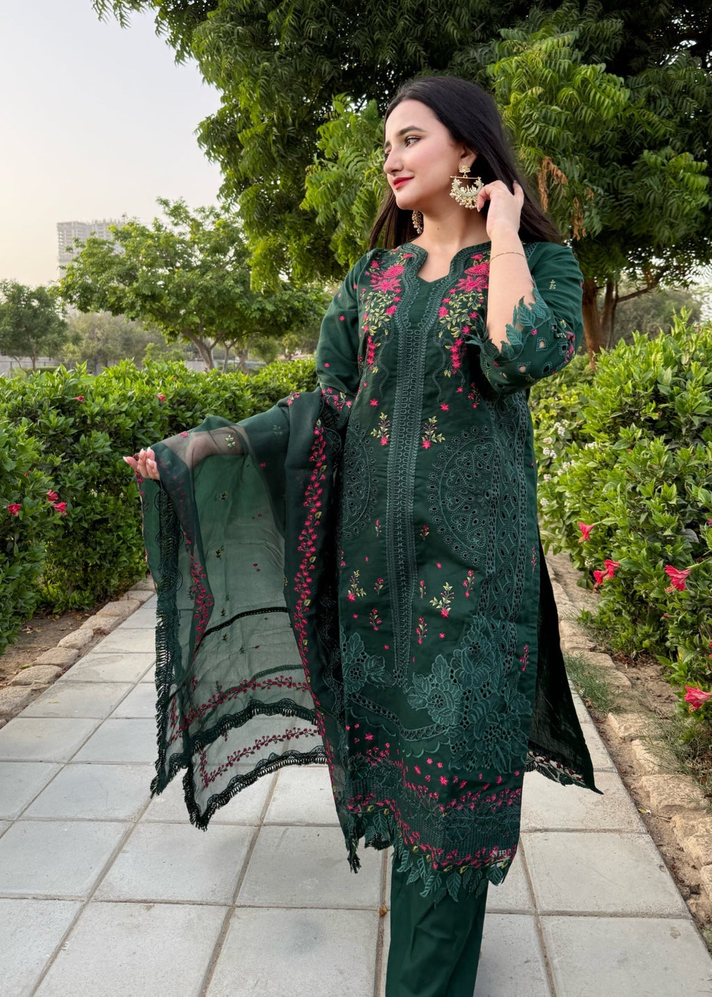 Suits By Sadia GREEN SERENITY Women 3pcs