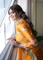 Mishkaat Clothing Saanjh Mustard Women 3pcs