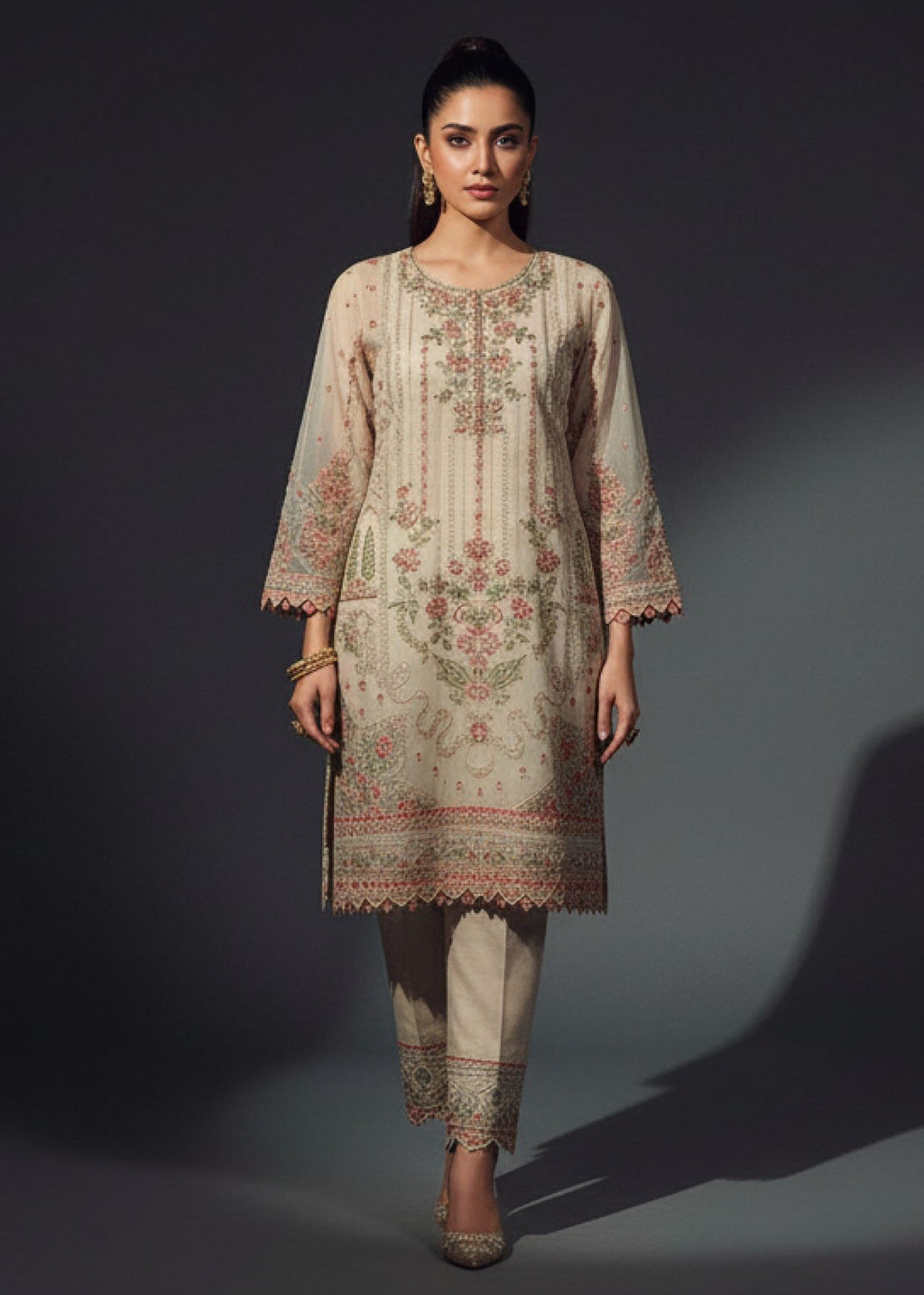 Diara Couture ROSHNI US 578 WHEAT Women 3pcs