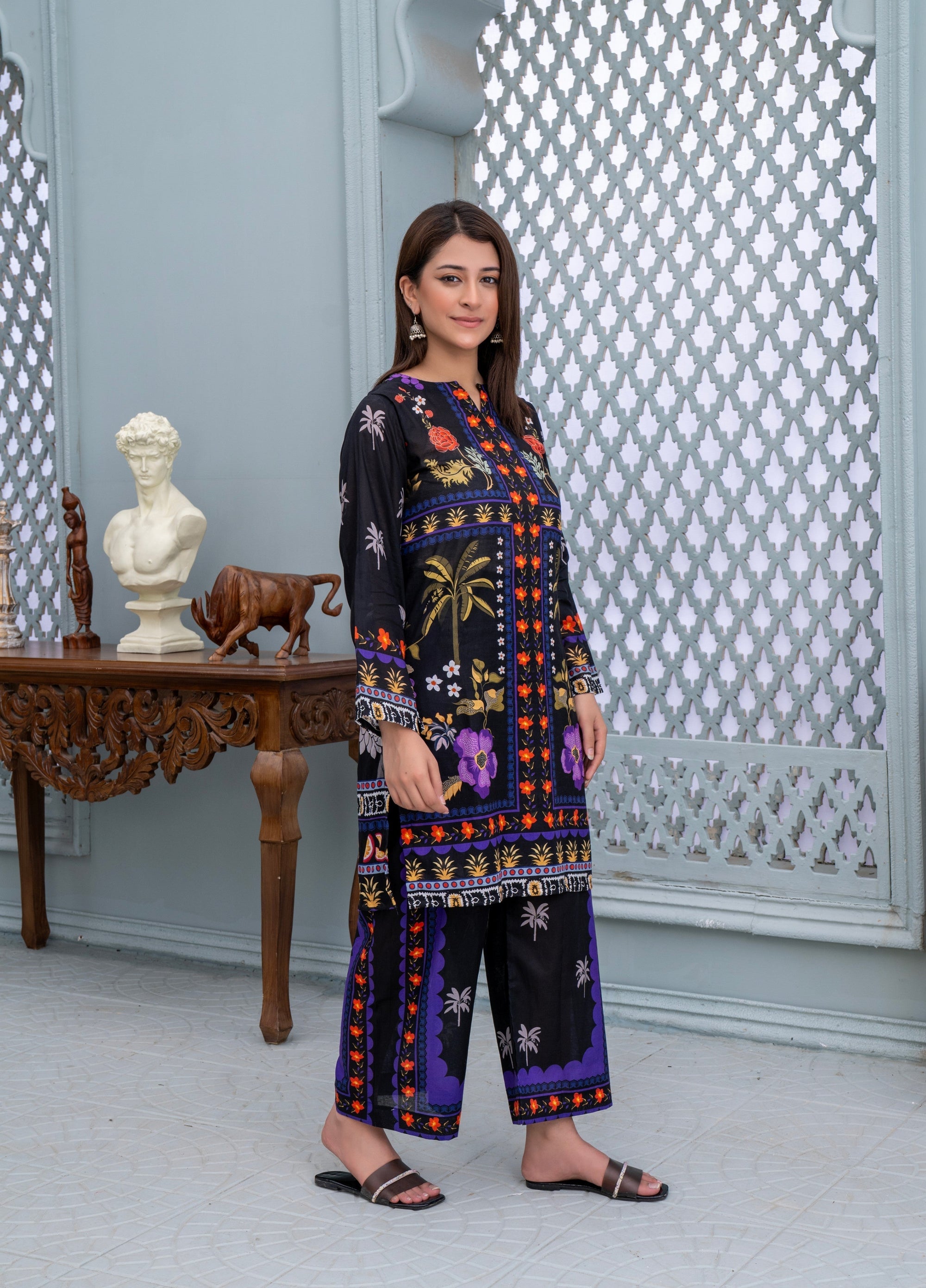 Shanaya Charcol Women 2pcs