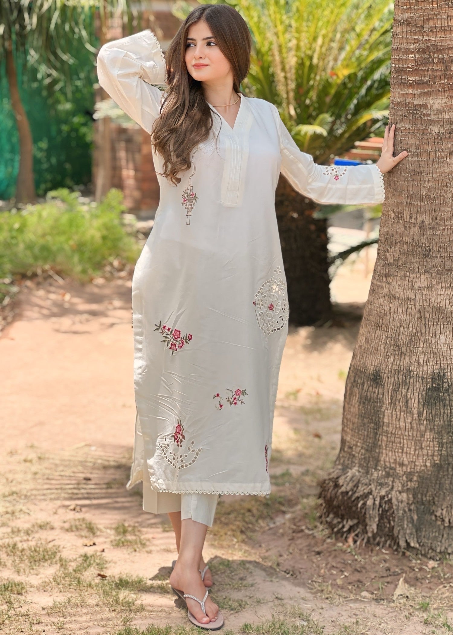 Sahibas By Mirza Wave Ivory Women 2pcs