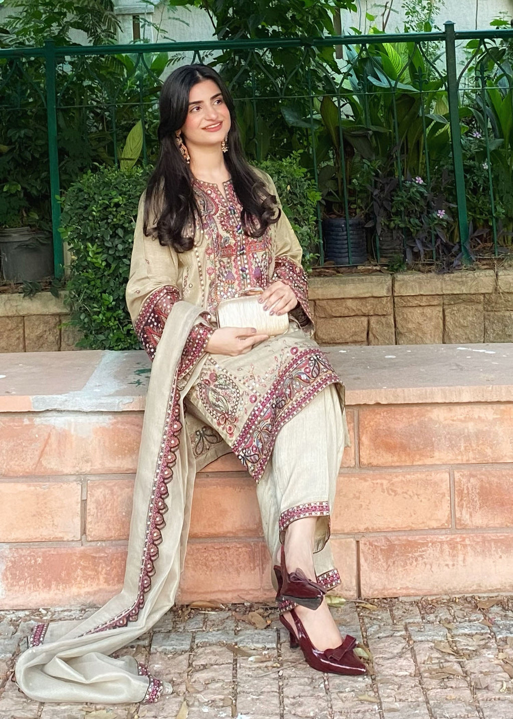 Zarqun 2519 Silk Women 3pcs