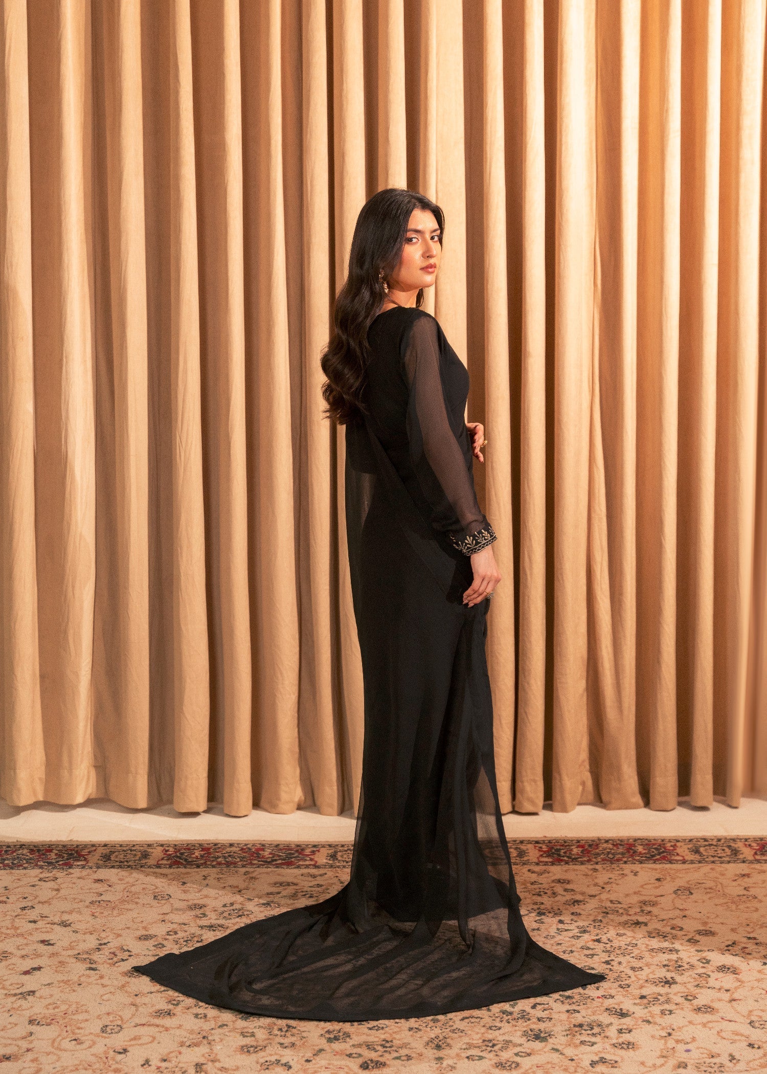 Culaccino Saree Studio Black Bliss Women 3pcs