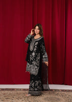 Hkb Officials Noorah Mystique Black Women 3pcs