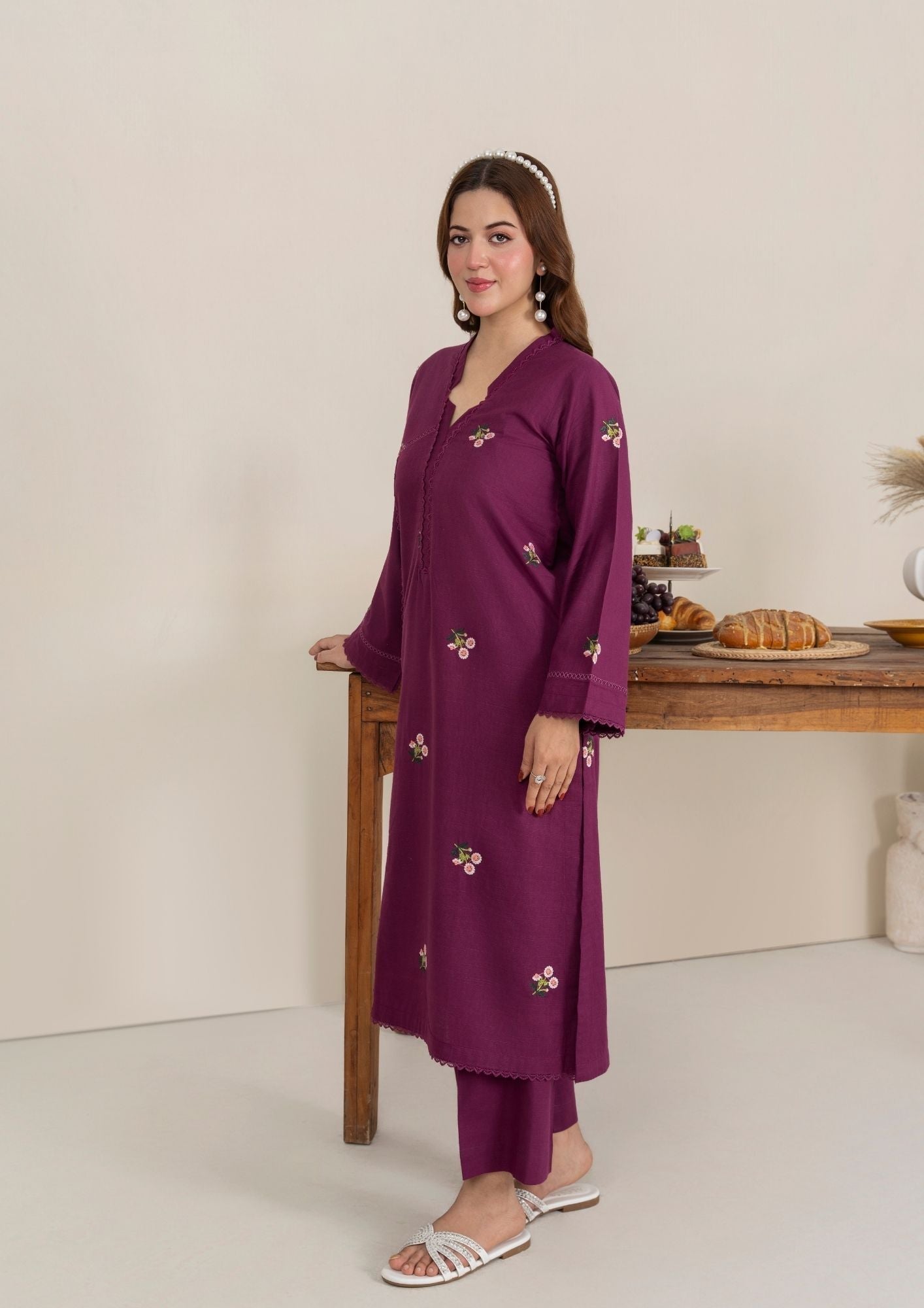 Yolo Pret Multi Embroidered Alpine AML W25 0002 Women 2pcs