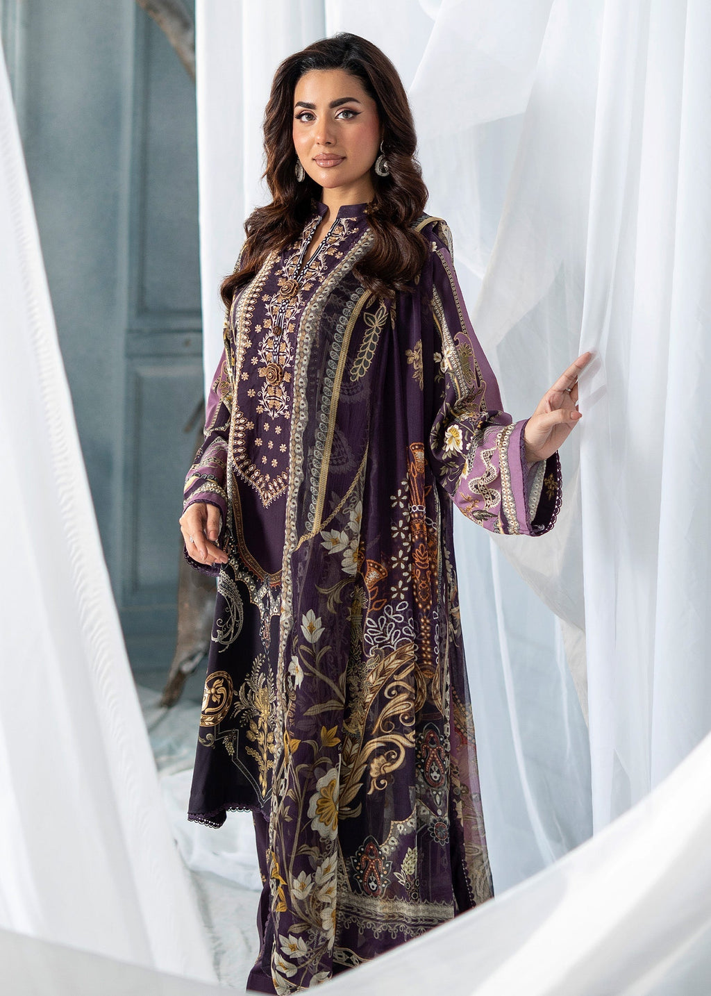 Meerak Pret Royal Plum Women 3pcs