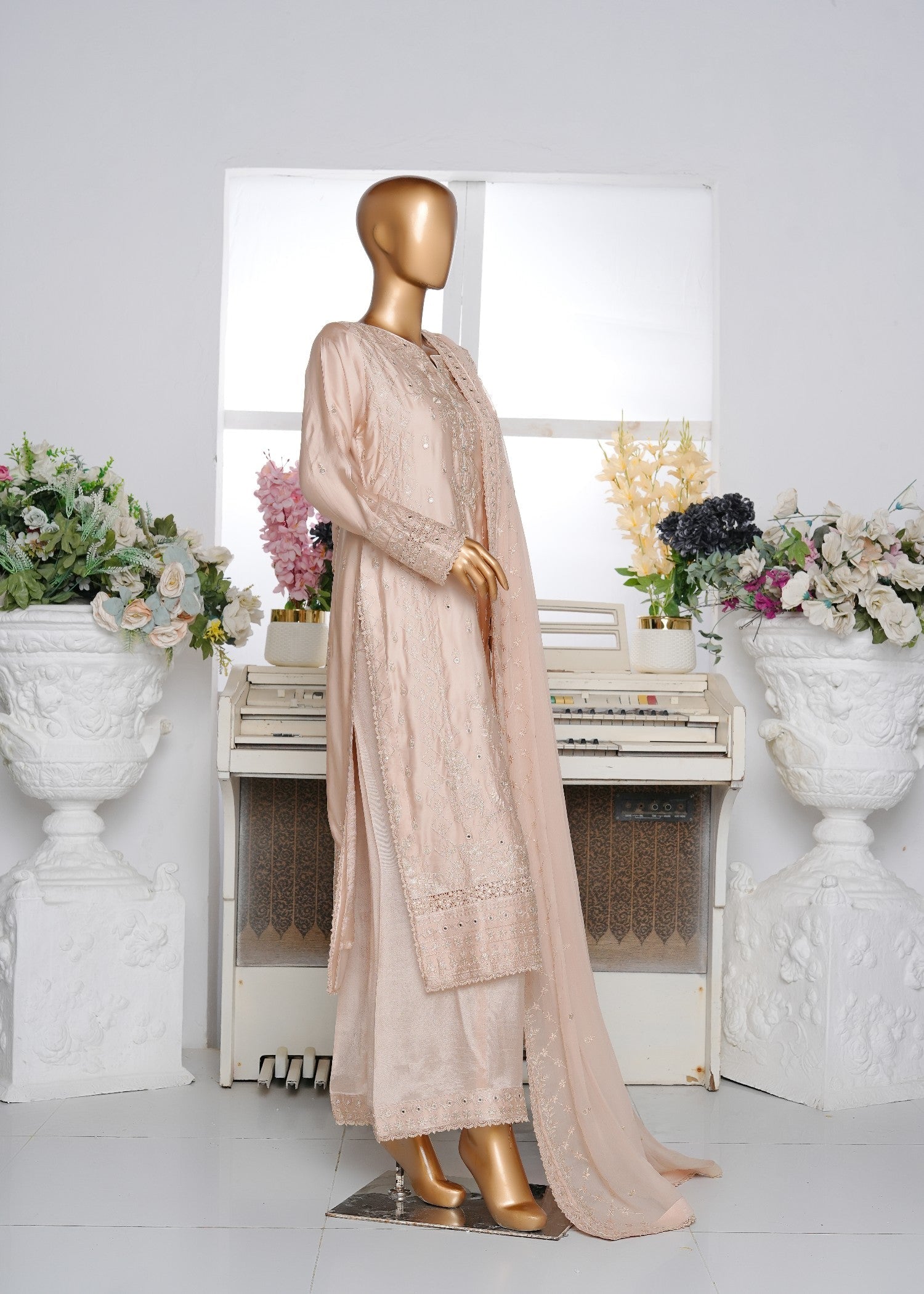 Ahmed Creations JAWERIA BEIGE Women 3pcs