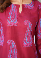 Chaudhary Arts Soha maroon Women 2pcs