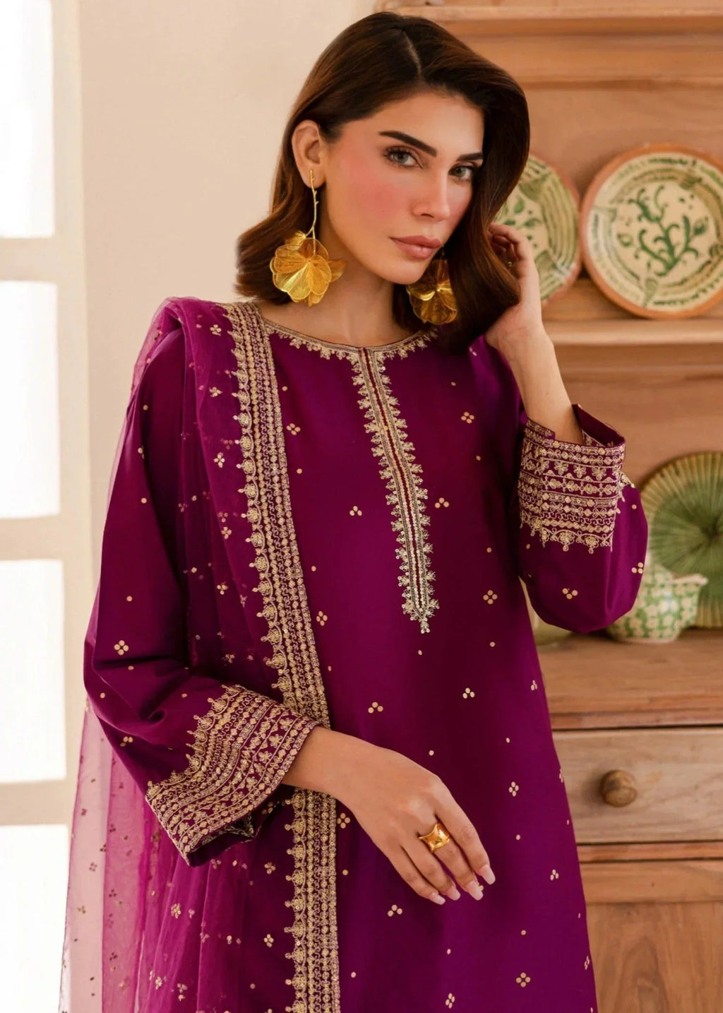 Chaudhary Arts sofiya Embroidered Women 3pcs