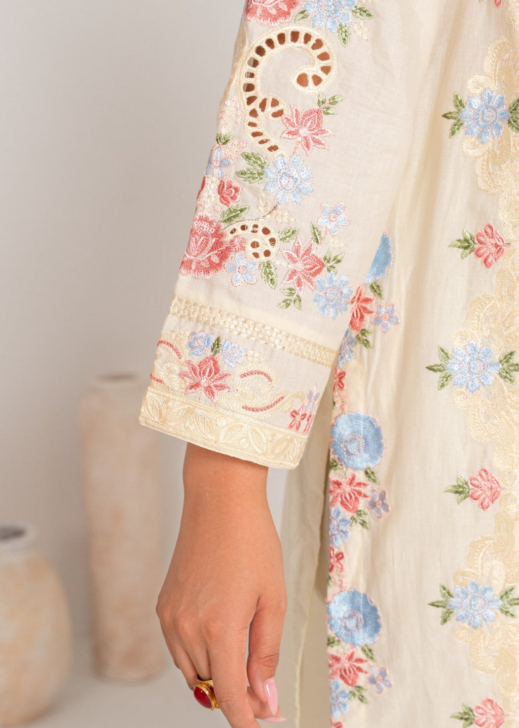 Sahibas By Mirza Vohra White Women 3pcs