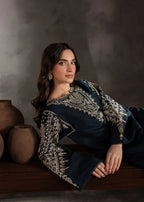 Zeenat & Zoha Navy Blend Women 2pcs