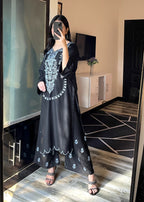 Tehzeeb Libas ALMOND EMBROIDERED Women 2pcs