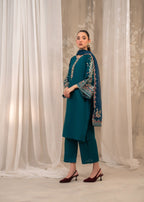 Shehroz Fashion Peacock EMBROIDERY Women 3pcs