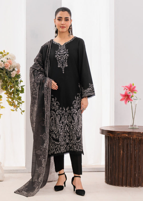 Sahibas By Mirza Khoobsurat Black Women 3pcs