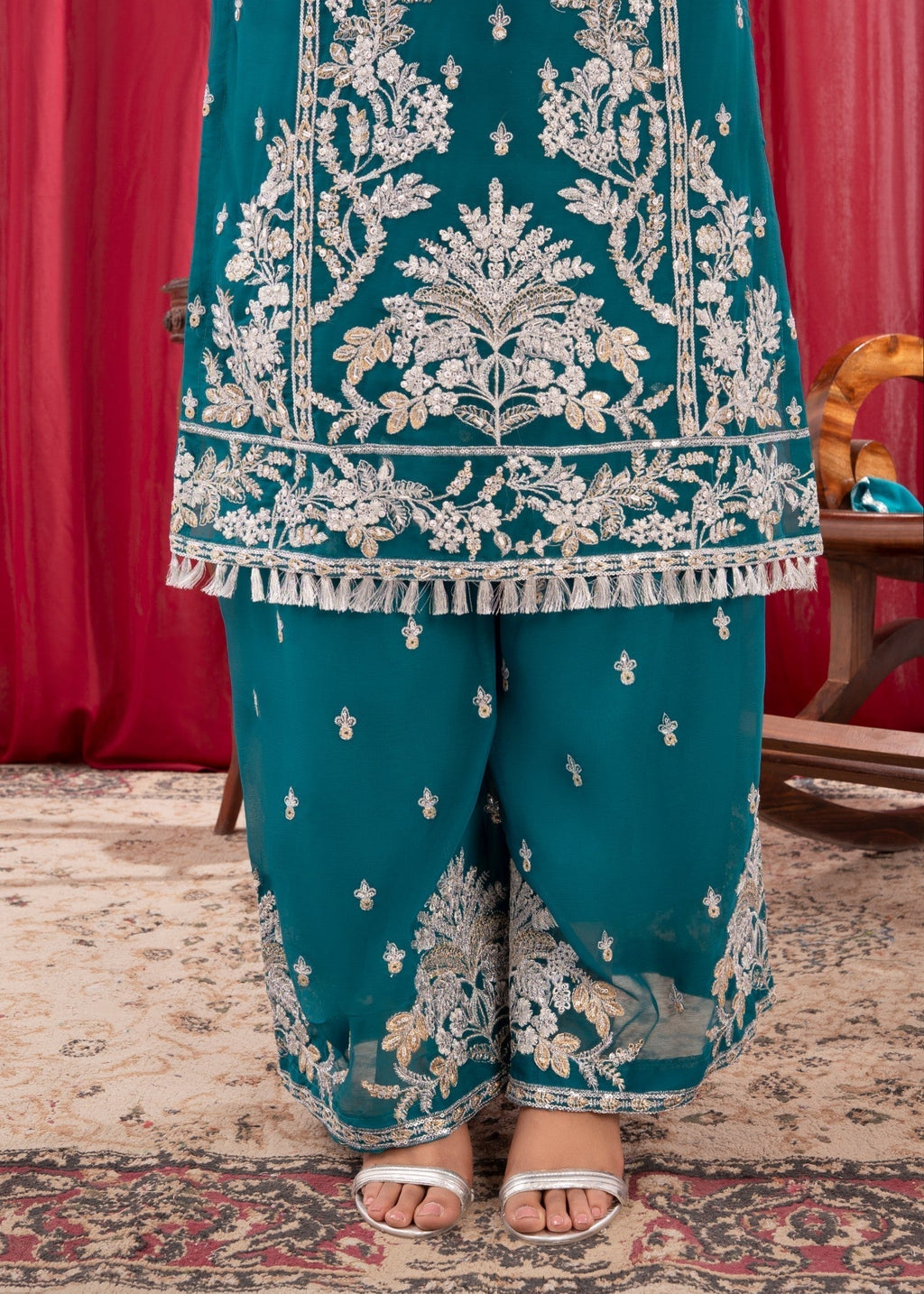 Four Season Boutique AFSHEEN SEA GREEN Women 3pcs