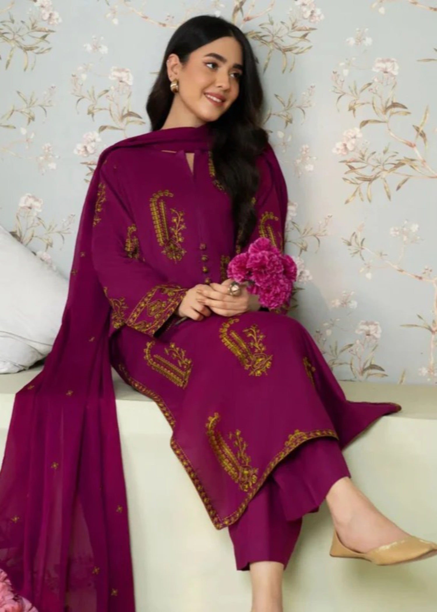 Chaudhary Arts Amber Embroidered Women 2pcs