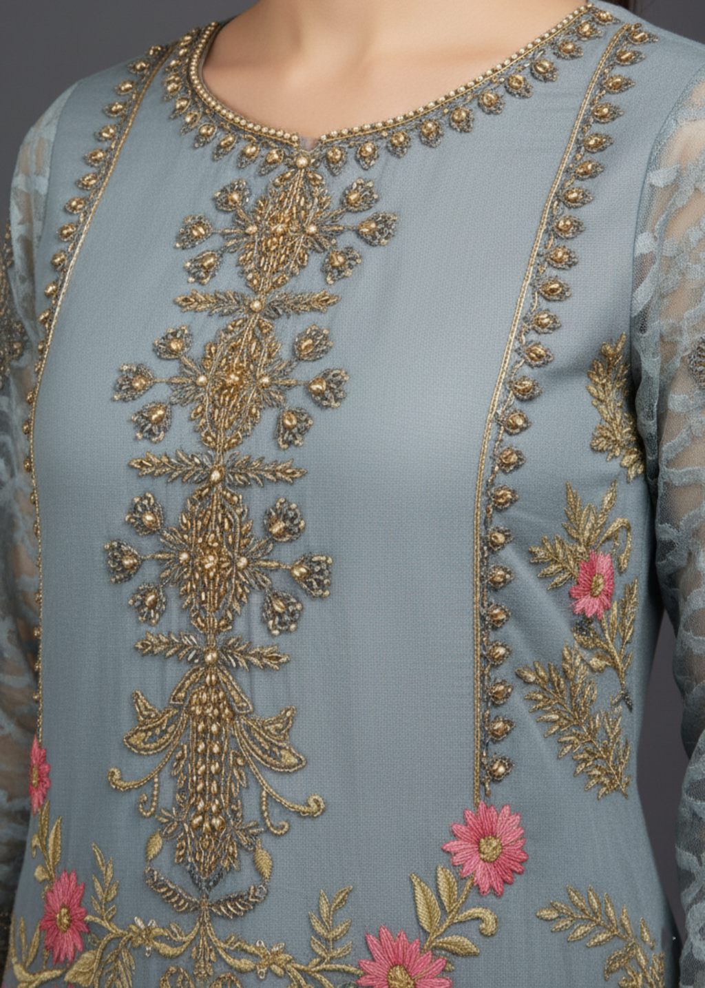 Diara Couture JIA US 431 GREY Women 3pcs