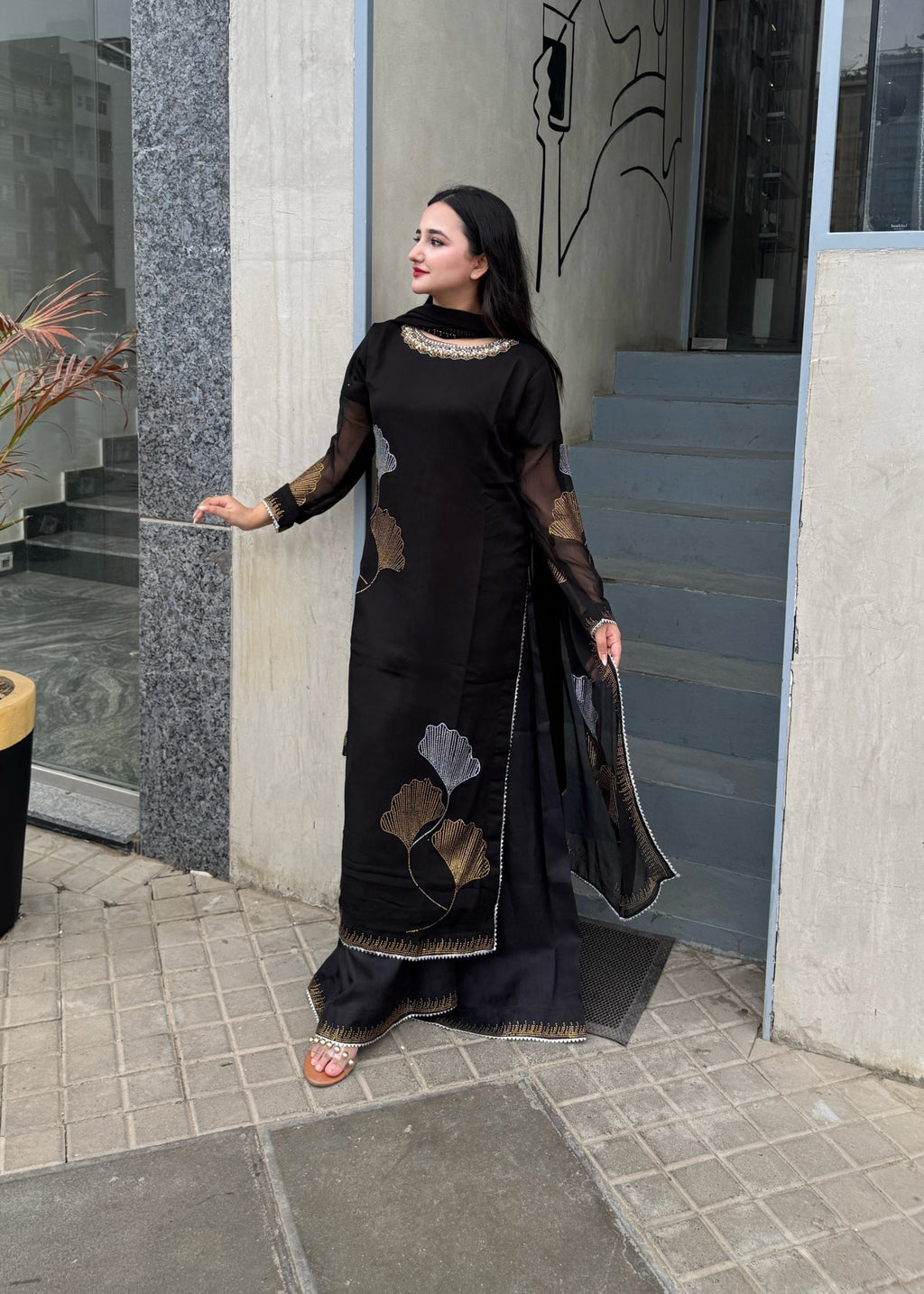 Suits By Sadia BLACK STONE Women 3pcs