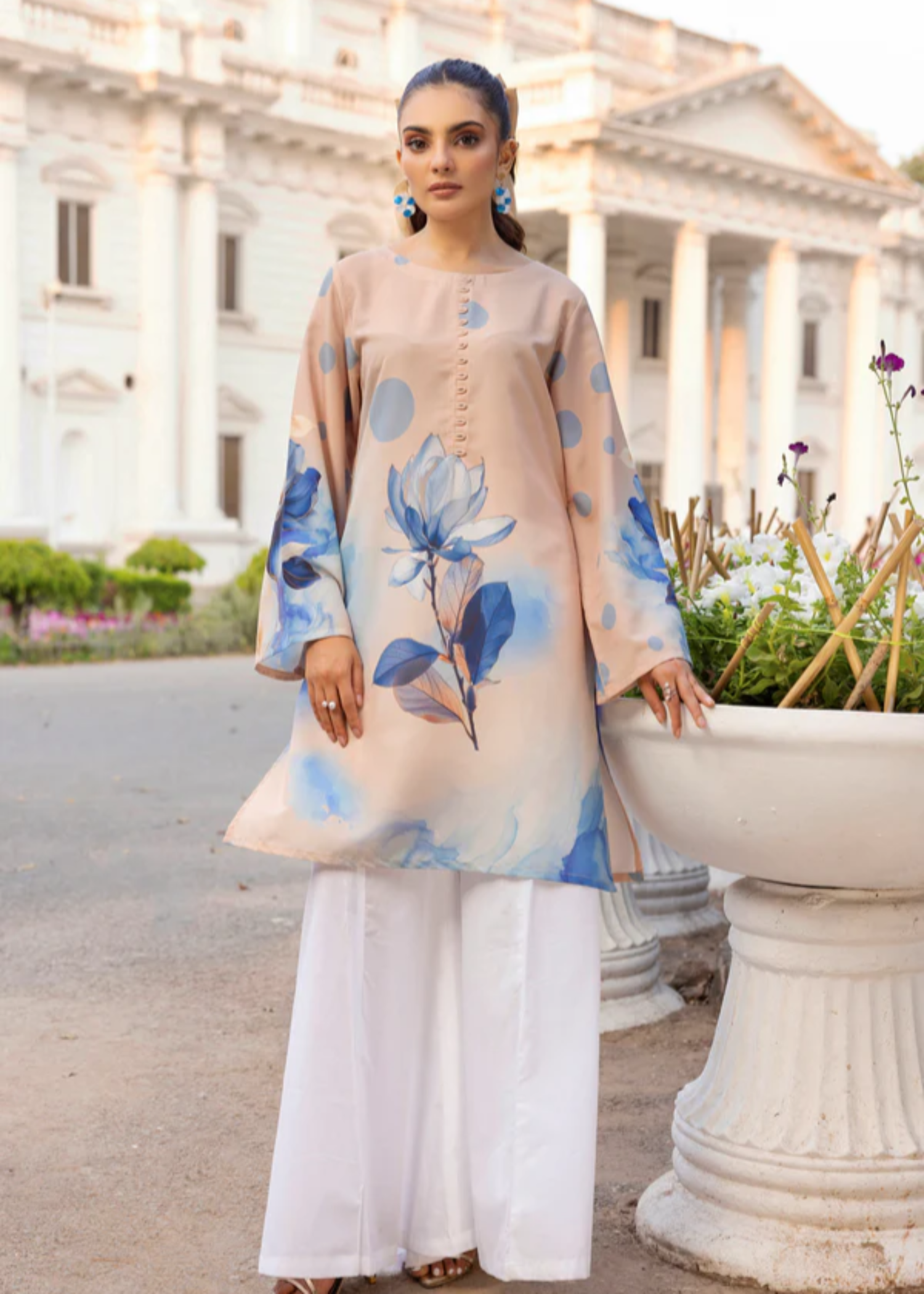 Aik Pret Misty Blooms Kurta CRP25 95 Women 1pcs