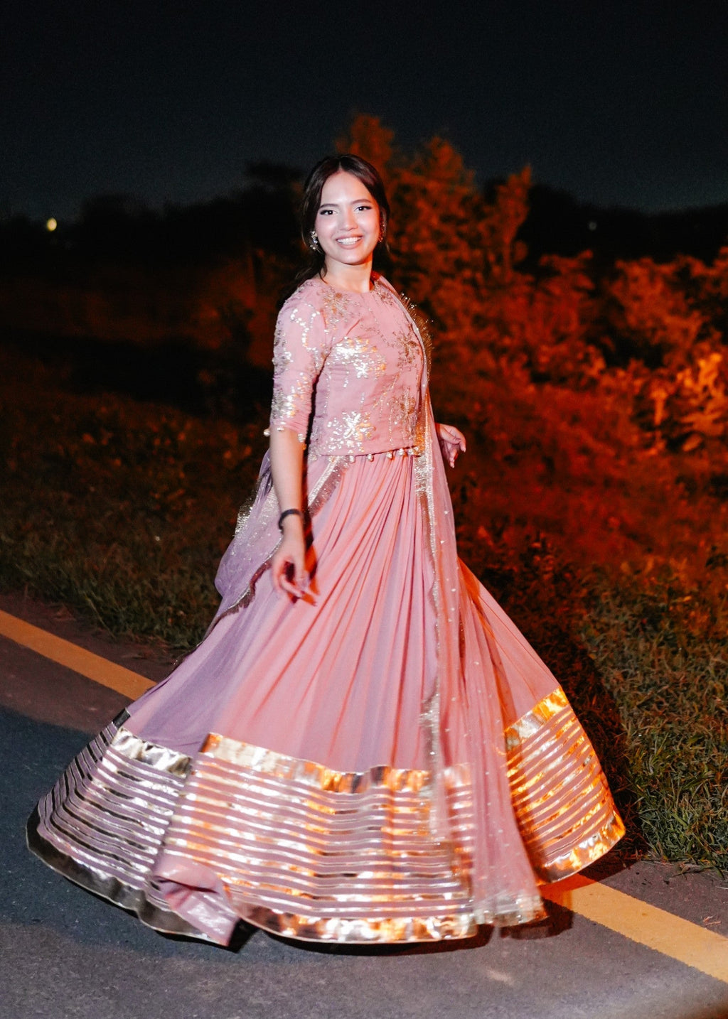 Fashion Trends 4 U Fatima's lehenga Women 3pcs